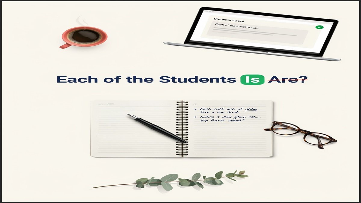 Each of the Students Is or Are