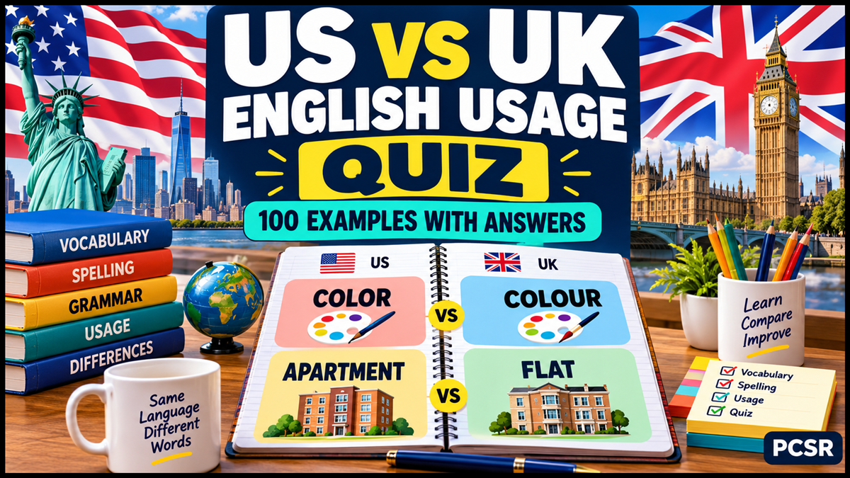 US vs UK English Usage Quiz With Answers